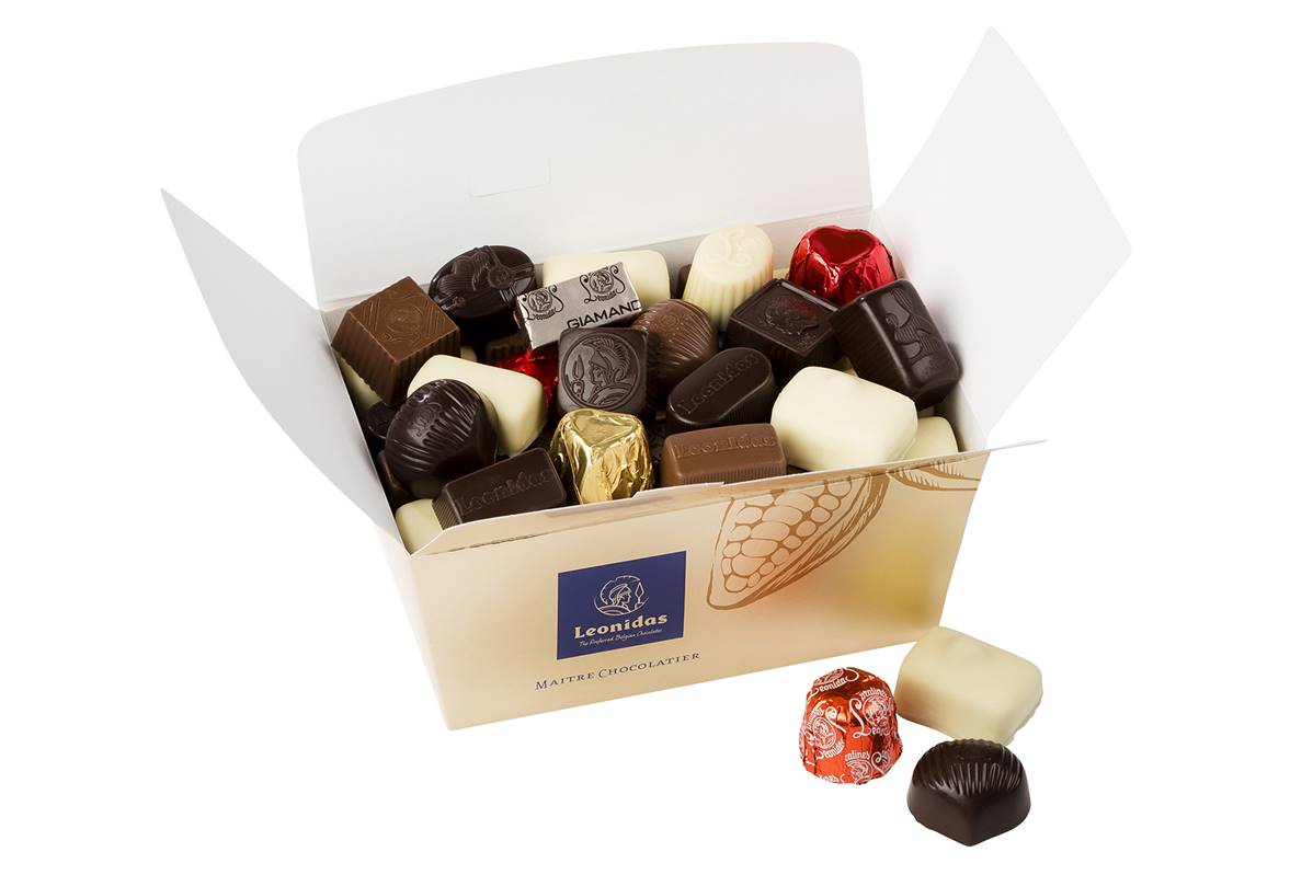 Mini ballotin chocolats pralines Léonidas-boutique en ligne