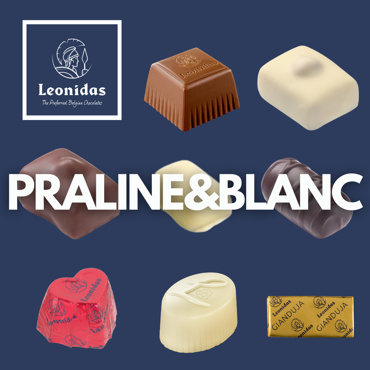 Leonidas Praliné & Blanc