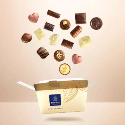 Leonidas en Ligne  Mini-ballotin avec 4 chocolats - Boutique en ligne  Leonidas Gistel (BE)